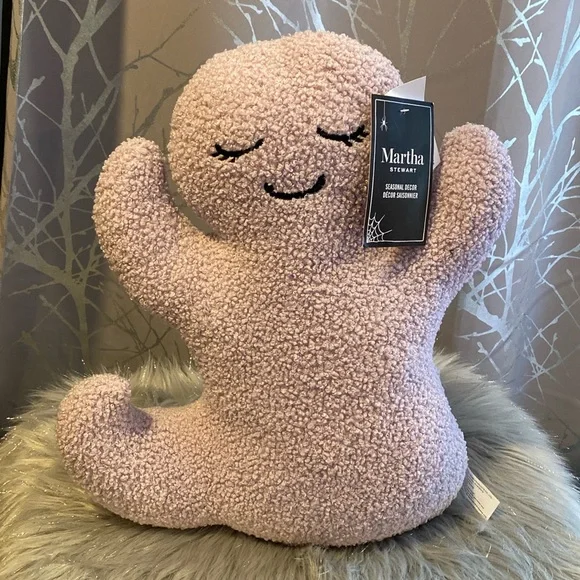 Martha Stewart Bedding Bnwt Martha Stewart Purple Ghost Pillow - Main Image